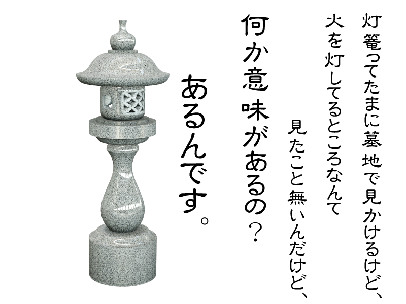 回転灯籠とはどういう意味ですか？